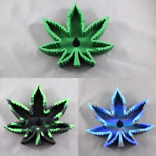 Ash Tray- Silicone Leaf