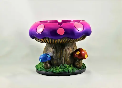 Ash Tray- Giant Mushroom With Storage