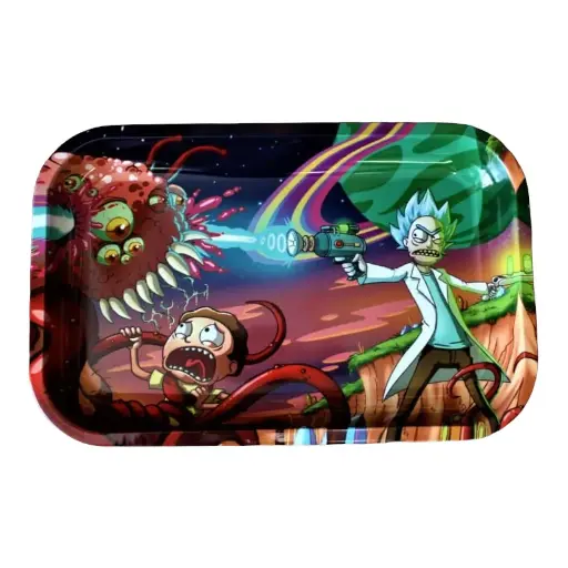 Rick & Morty Blaster  Medium Rolling Tray
