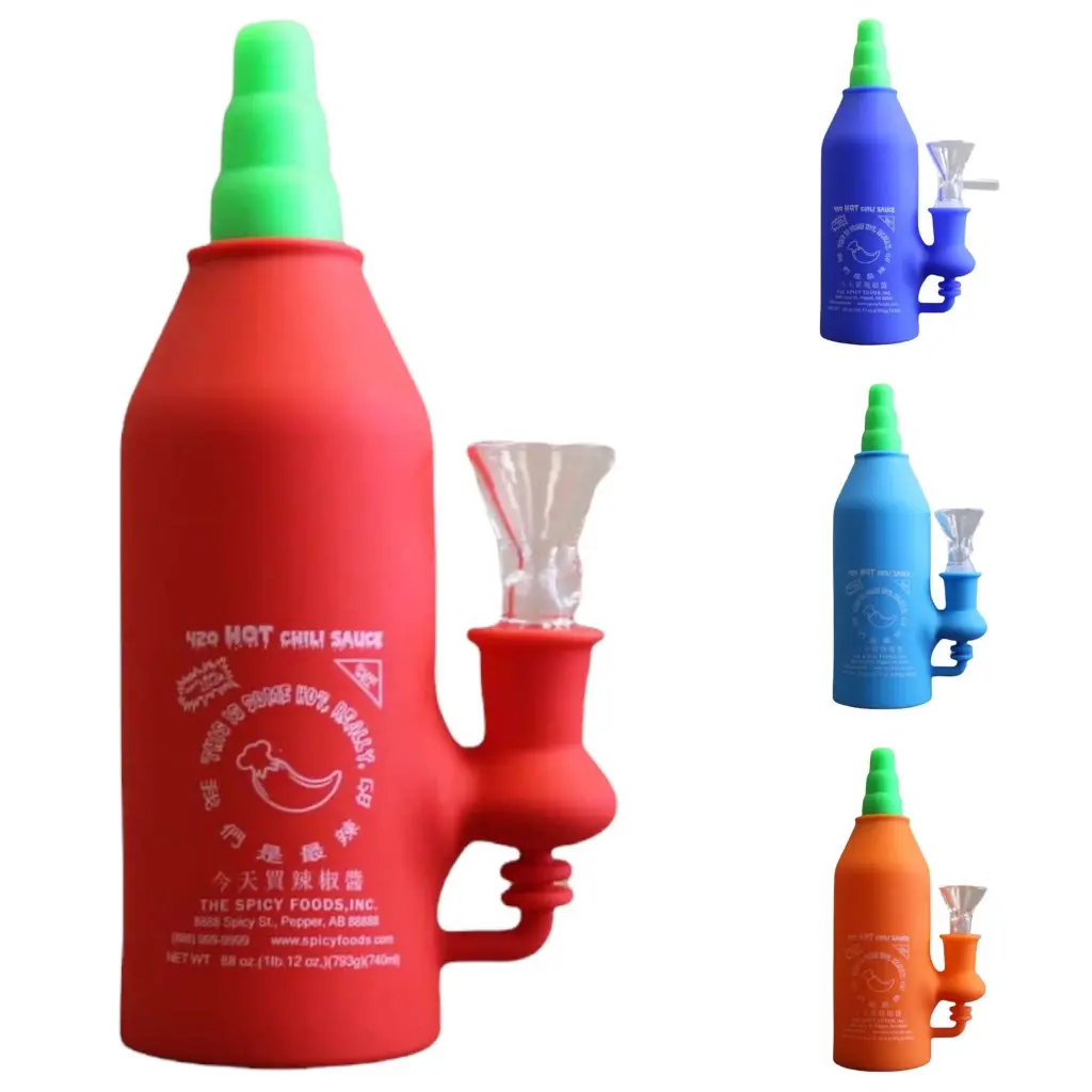Silicone 420 Hot Chili Sauce Bubbler