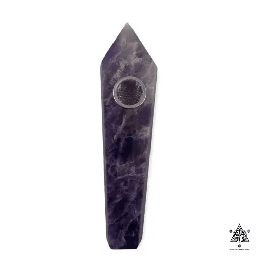 Crystal Pipe-Amethyst