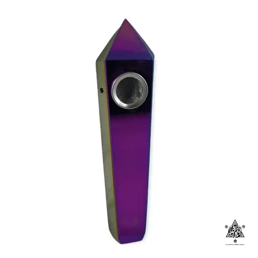 Crystal Pipe - Titanium Quartz