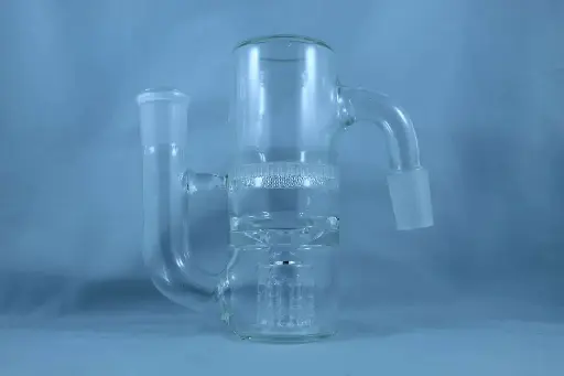 Ash Catcher- Double Perc 18mm Male 90°