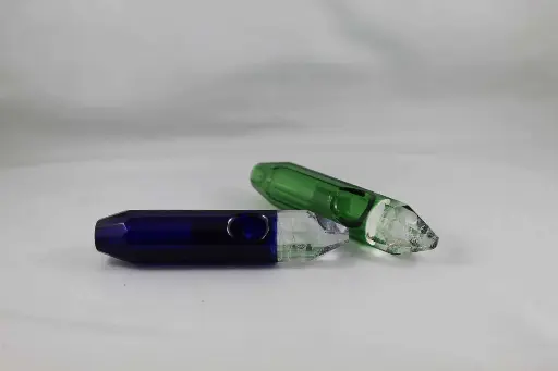 Red Eye Glass 4.5" Dichro Crystal Pipes