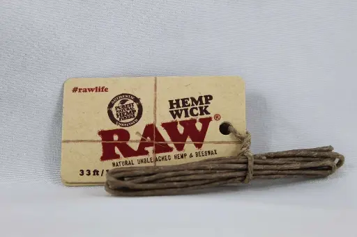 Raw Hempwick-3.3 ft