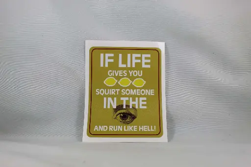 Sticker-If Life Gives You Lemons