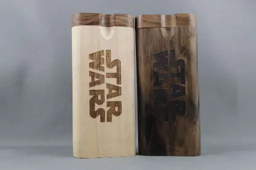 Engraved Wood Dugout-Star wars
