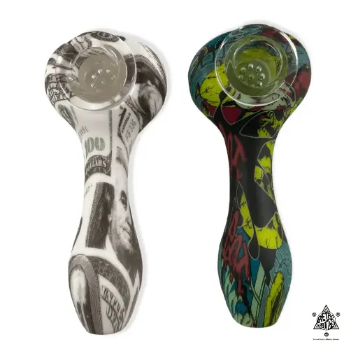 KDK Printed Silicone Spoon Pipes