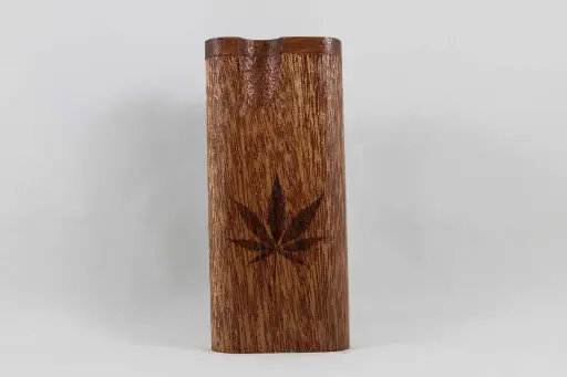 Wood Dugout-Pot Leaf