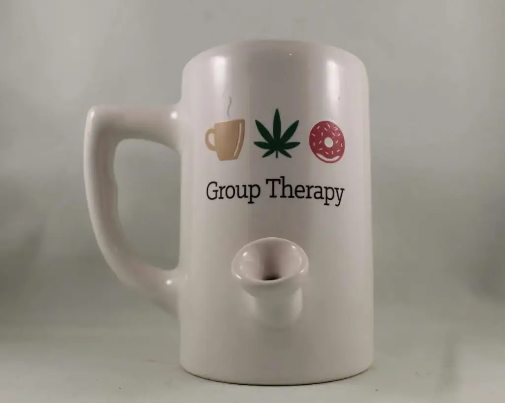 Wake & Bake Pipe Mug-Group Therapy