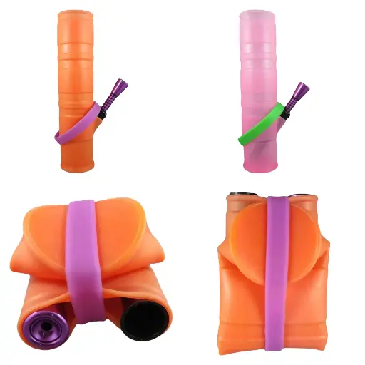 Fold-Able Silicone Travel Bong