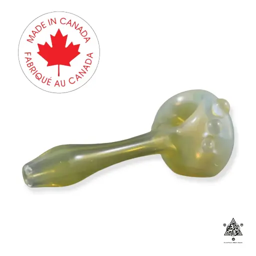 NDI Glass Fumed Colour Changing Spoon Pipes