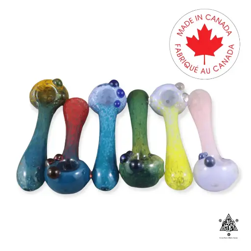 Laurzilla Glass Frit Spoon Pipes