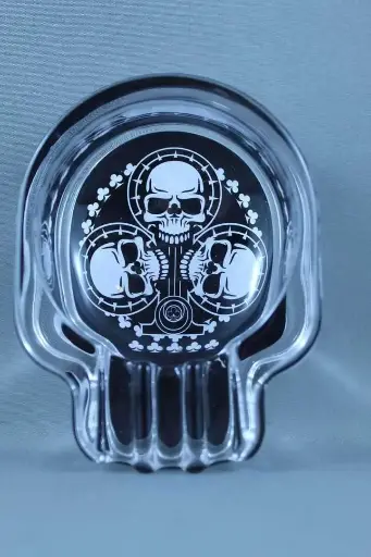 Cyrstal Skull Ash Trays-Ast Designs