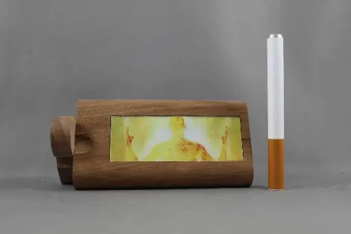 Hologram Wood Dugout-Burning Man