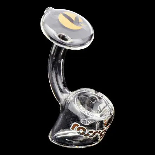 Ross' Gold Glass Free Fall Hand Pipe