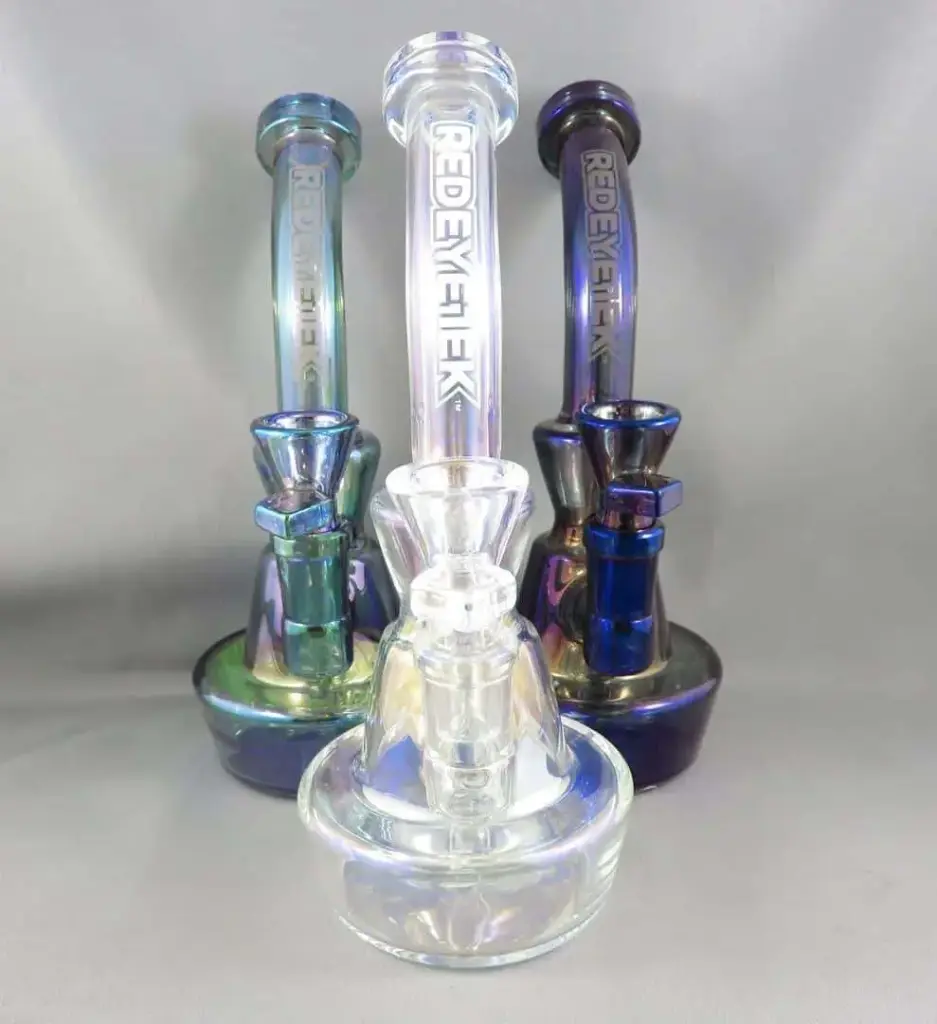 Red Eye Tek Metallic Terminator Finished Water Bong