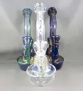 Red Eye Tek Metallic Terminator Finished Water Bong