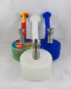 Silicone Puck Concentrate Rig