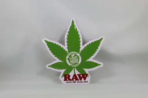 Sticker-Raw Hemp Leaf