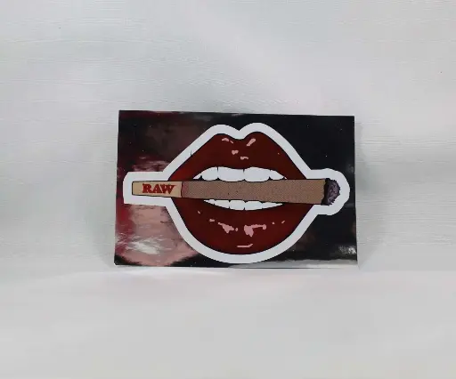 Sticker- Raw Special Edition Metallic Lips
