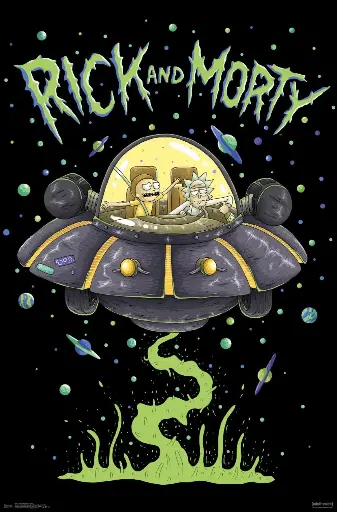 Regular Poster-Rick & Morty In Space