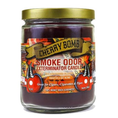 Smoke Odor Exterminator 13oz Jar Candle  Cherry Bomb