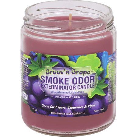 Smoke Odor Exterminator Candle 13oz Jar  Groov N Grape