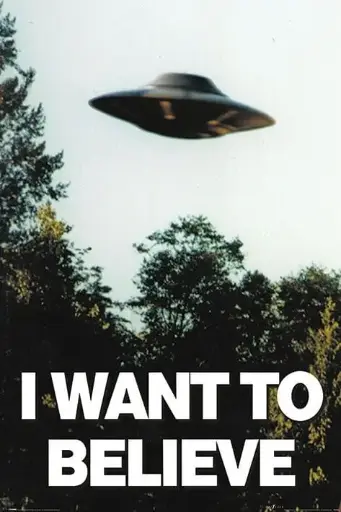 Regular Poster-X Files I Want To Believe