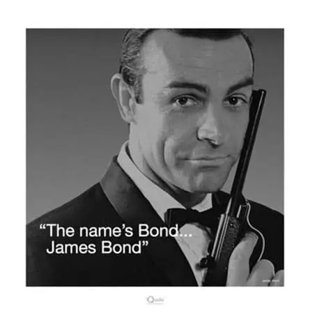 Mini Poster-The Names Bond