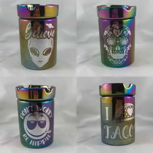 Oil Slick Stash Ash Tray