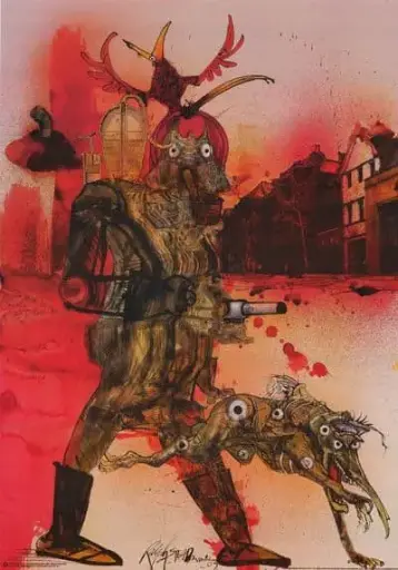 Regular Poster- Ralph Steadman-Fahrenheit 451