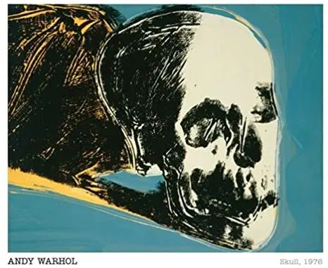 Mini Poster- Andy Warhol-Skull