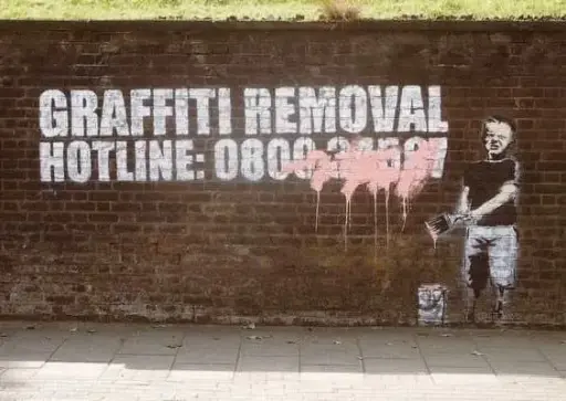 Mini Poster-Banksy Graffiti