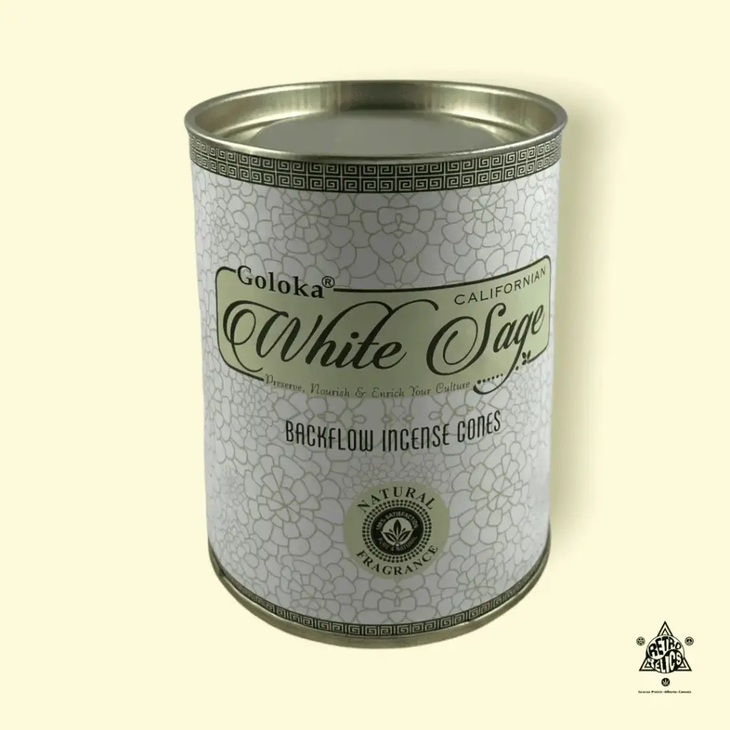 Goloka Backflow Incense-White Sage