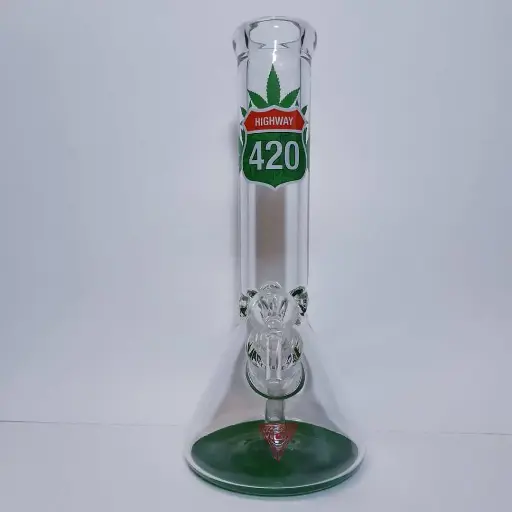 Red Eye Glass 12" Highway 420 Beaker