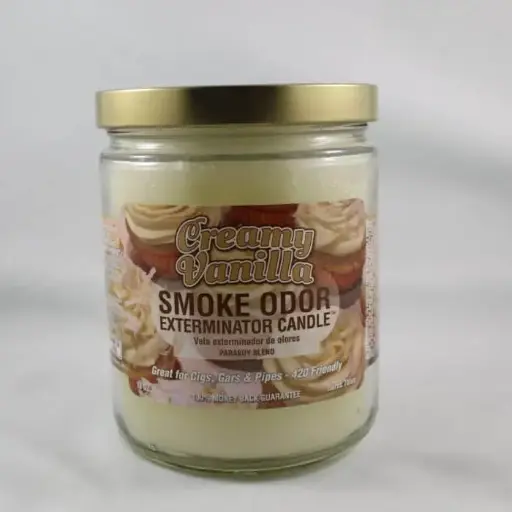 Smoke Odor Candle-Creamy Vanilla