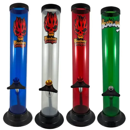 Headway Acrylic Bong- 12" Straight Tube
