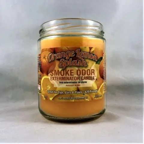 Smoke Odor Candle - Orange Lemon Splash