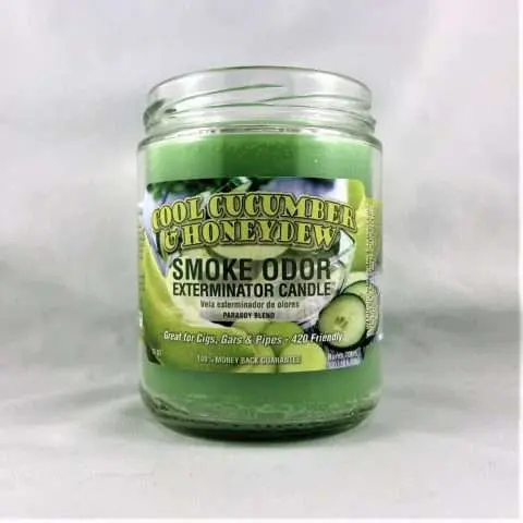 Smoke Odor Candle Cool Cucumber& Honeydew Melon