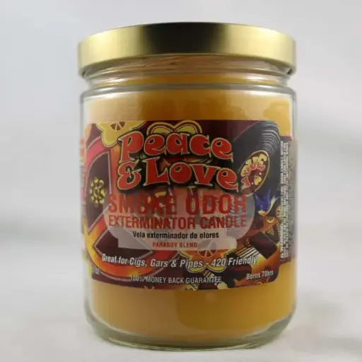 Smoke Odor Candle-Peace & Love