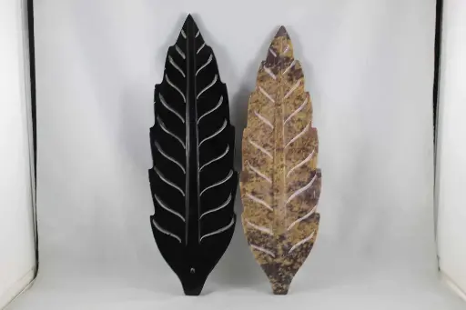 Incense Holder-Soapstone Leaf