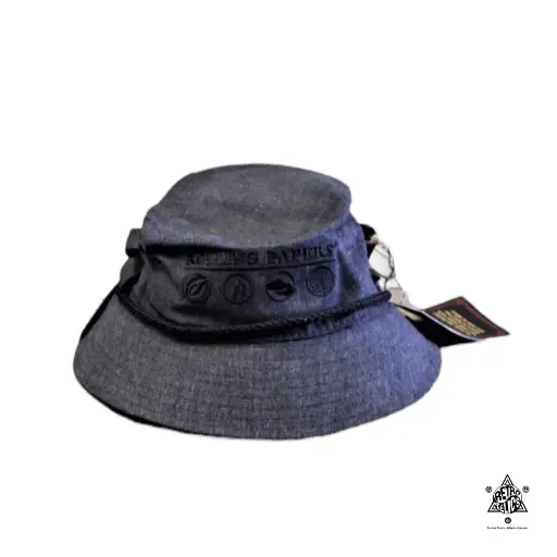Rolling Papers X Raw Smokerman's Bucket Hat-Grey