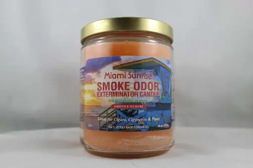 Smoke Odor Candle-Miami Sunrise