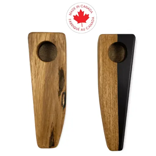 Natural Edge African Blackwood Pipes