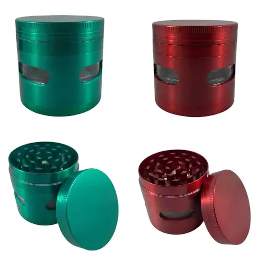 4-Piece Grinder With Window