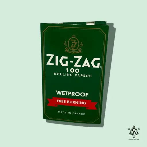Zig-Zag Single Wide- Green Wet Proof
