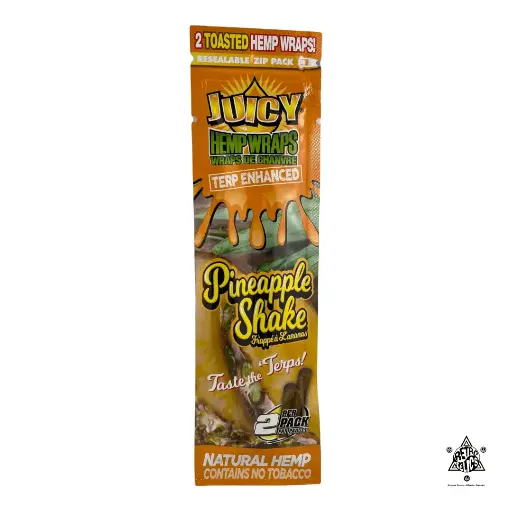 Juicy Terp Enhanced Hemp Wraps-Pineapple Shake