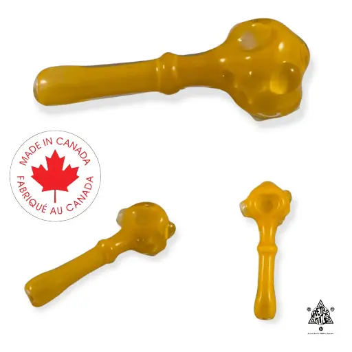 Mook's Glass- Coloured Frit Spoon With Maria