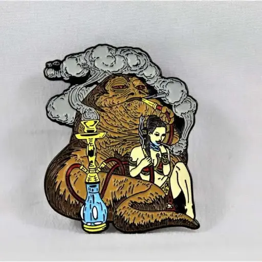 Hat Pin-Jabba The Hutt & Princess Leia